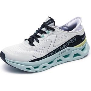 Skechers Women's Glide-Step Atlus Hands Free Slip-ins Sneaker (8.5, Wmlt=white/Multi)