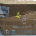 Giraffe Tools Retractable Garden Hose Reel 1/2 Inch x 155 with 5 ft Leader Hose, Heavy Duty, Any Length Lock, Slow Return System, Wall Mounted and 180 Deg Swivel Bracket