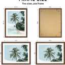 Hongkee 19x25 Frame, Rustic Brown Wood Style, Wall Mounting