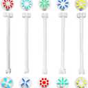 5 PCS Flower Petal Dotting Tools for Painting  10 Shapes Mandala Dotting Pens, Rock Painting & Embossing Art Tools for Dots