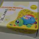 Musical Turtle Baby Toys 6 to 12 Months, Infant Light up Music Toys Tummy Time Development, Crawling Toy for 7 8 9 10+ Month Old, Easter Christmas for Babies 4 5 6 12 Month Boy Girl