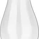 Oil Lamp Chimney Replacement – Clear Hurricane Lamp Glass Shade (Wave Style) for Kerosene Lamps – 3 x 8.5  Inch （1 Pack）