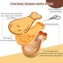 Portable Dog Water Bottle with Food Container, Leak Proof Travel Puppy Water Dispenser, Dog Walking Accessories for Small Dogs & Cats - Pet Water Bottle & Bowl Set (5.3 Oz, [Yellow])