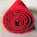 Turf, 1.18 (in) Pile Height Realistic Landscape Synthetic Grass Mat, with Rubber Backed Pet Mat, Home Artificial Grass Turf for Backyard Patio(47.2 x 86.6(in)) (Red)