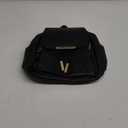 KKXIU Trendy Leather Backpack Purse for Women and Ladies Shoulder Travel Daypacks Bags, Black 