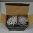 XinXu Gravity Electric Pepper and Salt Grinder Set, Adjustable Coarseness, Battery Powered with LED Light, One Hand Automatic Operation