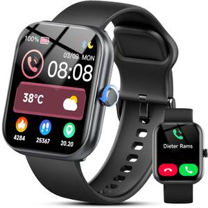 Smart Watch for Women Men, Alexa Built-in, Smartwatch for iPhone & Android Bluetooth Call, 1.91" HD Fitness Tracker with Heart Rate/SpO2/Sleep Monitor, IP68 Waterproof, Fitness Watch 100+ Sports Modes