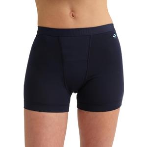 saalt Leakproof Teen Sport Shorts Period Underwear - Soft-Stretch, High-Rise, Machine Washable (Small, Midnight Sky - Super Absorbency)