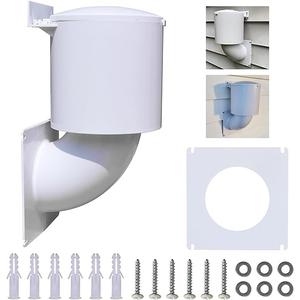 Dryer Vent Cover 4 inch with UV RESISTANT  Outdoor Dryer Vent Cover Natural Energy Saving, Dryer Vent Seal for Home Exterior