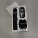 Smart Watch for Men Women SmartWatch 1.83" for iPhone Samsung Android Phone Compatible, Fitness Tracker Watch with Pedometer, Heart Rate/Sleep Monitor, Blood Oxygen, IP68 Waterproof (Black)