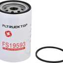 FS19593 Fuel Water Separtor Filter Fit for John Deere 4045H 310K 310SK 410K Replaces P553226 PS9794 LFF5850 BF1346-O S3226P 33812 AT365870