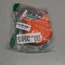 Fida Retractable Dog Leash, 16ft Heavy Duty Pet Walking Leash for Medium/Large Dog up to 110 lbs, Tangle Free. One-Hand Brake (Large, Orange)