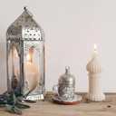 Yinkin 5 Pcs Ramadan Mubarak Scented Soy Candles Eid Islamic Muslim Home Decorations Ramadan Mosque Shaped Pillar Candles Set Gift for Islam Eid Muslim Festival Home Decor, 5 Design