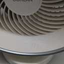 Desk Fan, 10 inch Air Circulator Quiet Operating Fan for Bedroom, 70ft Strong Airflow, Portable Fan Battery Operated with USB (D-Grey)