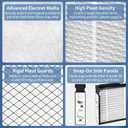 2-Pack 413 Replacement Filter Compatible with Aprilaire Whole House Air Purifier Models 1410 1610 2410 2416 3410 4400, 16x28x4 MERV 13 Furnace Filter