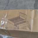 Queen Size Platform Bed with Trundle for Kids Teens Adults, Teddy Fleece Bed Frame with Upholstered Headboard for Bedroom, Gray