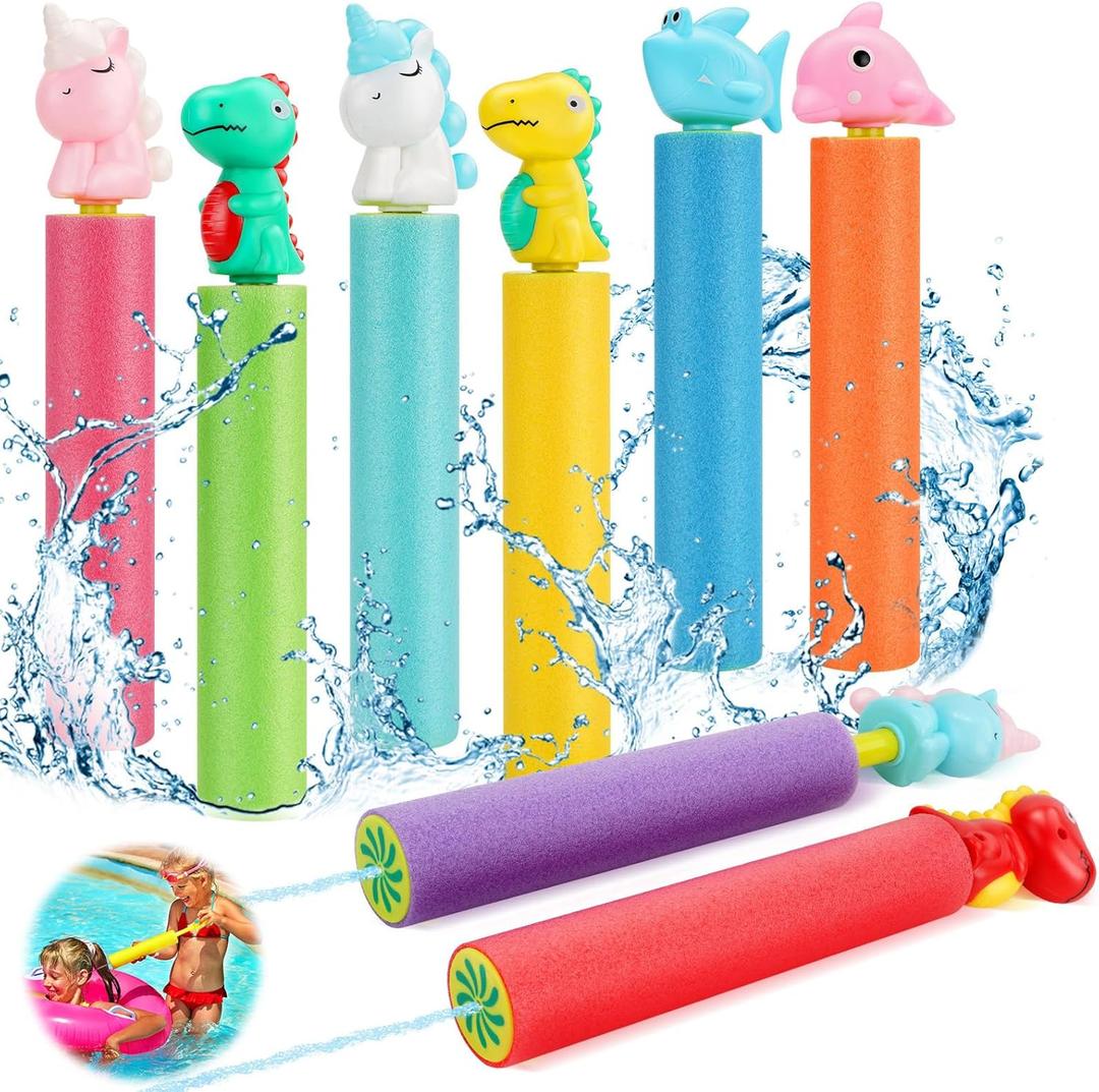 Water Squirter Super Water Squirt Guns 17.7in Long Water Shooter Plastic Water Toys for Summer Pool Beach Water Game Party Favors 1 Pack Yellow