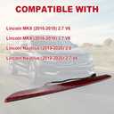 FEXON 3rd Third Brake Light 923-302 For Lincoln MKX 2016 2017 2018 Nautilus 2019 2020 Center High Mount Stop Light Replaces FA1Z13A613AB