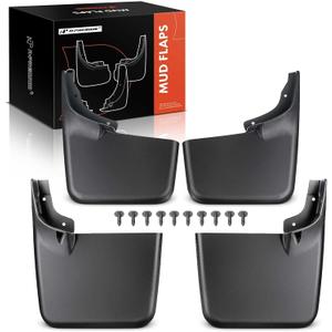 A-Premium Mud Flaps Compatible with Ford F-150 2004-2014 Pickup, No Drilling Required Mud Guards with Hardware Accessories, Set of 4 Front and Rear