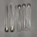 Ninsula 9.5-Inch Long Spoon, Ice Tea Spoons for Ice Cream, Coffee, Cocktail, Stainless Steel Long Spoons for Stirring, Long Handle Spoon, Set of 6