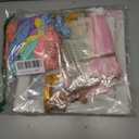 Pastel Balloons Different Sizes 18 10 5 Inch, Macaron Rainbow Latex Balloon Arch Kit for Baby Girl 1st Birthday - Including Balloon Boxes, Backdrop, High Chair Banner, Crown, and Photo Banner (Colorful)