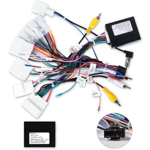 NHOPEEW JBL Harness Adapter for Toyota Car Stereo - 16 PIN Wiring Harness Power Cable - Plug and Play Power Cable for Toyota 4Runner Camry Corolla Prius RAV4 Tacoma with Canbus NHOPEEW JBL Harness Adapter for Toyota Car Stereo - 16 PIN Wiring Harness Power Cable - Plug and Play Power Cable for Toyota 4Runner Camry Corolla Prius RAV4 Tacoma with Canbus