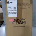 Dual Layer 3 Inch Memory Foam Mattress Topper Twin Size, 2 Inch Cooling Gel Memory Foam Plus 1 Inch Pillow Top Mattress Pad Cover, with 8-21 Inch Deep Pocket