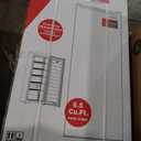 Frigidaire Upright Freezer, 6.5 cu. ft., Deep Freeze, Vinyl Coated Metal with Wire Shelving, Compact for Kitchen, RV, Dorm, Cabin, and Trailer, Platinum Design Series, Silver - 21D x 23W x 56H