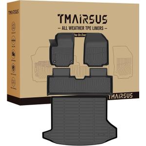 Compatible with 2025 Chevy Equinox/GMC Terrain Floor Mats (Non EV), All Weather TPE Rubber Custom Fit Waterproof Anti-Slip High Edge 1st & 2nd Row & Cargo Liner for Chevrolet Equinox Accessories Black Compatible with 2025 Chevy Equinox/GMC Terrain Floor Mats (Non EV), All Weather TPE Rubber Custom Fit Waterproof Anti-Slip High Edge 1st & 2nd Row & Cargo Liner for Chevrolet Equinox Accessories Black