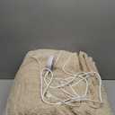 Electric Blanket Queen Size Single Control - 84"X90" Soft Double Sided Sherpa Heated Blanket with 6 Fast Heating Levels & 10 hrs Timer Settings, Washable & ETL Certified for Bed, Beige