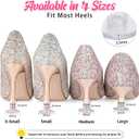 Heel Protectors for Grass, 21 Pairs, 4 Sizes, Clear