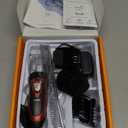 oneisall Dog Shaver Clippers Low Noise Rechargeable Cordless Electric Quiet Hair Clippers Set for Dogs Cats Pets (Red)