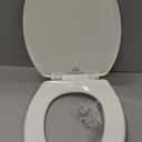 Bemis 7300SLEC Slow Close Toilet Seat, Easy Clean Hinges and Durable Plastic Seat, Made in USA, Elongated, Biscuit