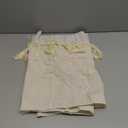 jinchan Boho Valance with Tassels Linen Kitchen Valance Curtain for Windows 18 Inch Beige Farmhouse Rustic Small Window Treatment for Living Room Laundry RV Light Filtering Back Tab 1 Panel Crude