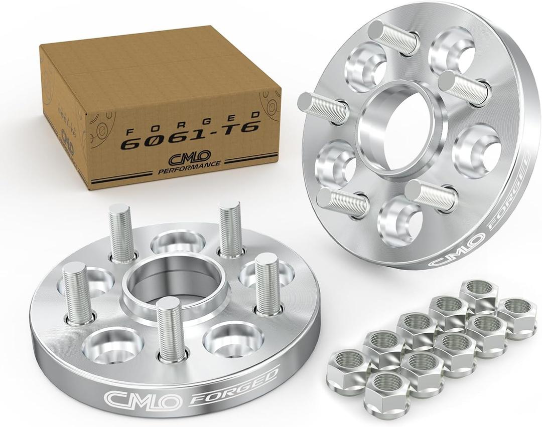 Customadeonly 5x135 Wheel Spacers Hubcentric (2pcs 87mm, 1 Inch Thick) Compatible for 2001-2003 F-150 2000-2002 Expedition 2000-2002 Lincoln Navigator with 14x2.0 Stud -Trimming Factory Studs Required