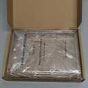 Puransen Clear Bookend Vase for Flowers - Aesthetic Room Decor for Modern Home/Office, Minimalist Shelf Organizer with Floral Display, for Book Lovers & Interior Design Enthusiasts (Transparent Color)