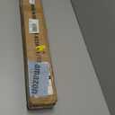 2 Pack Heavy Duty 1 Inch Diameter Single Curtain Rods 36-72 Adjustable Window Curtain Rod with with Cylindrical Cap Finials, Wall Mount and Ceiling Mount, Warm Gold