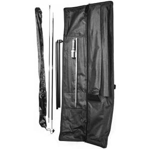 Feather Flag KIT Open House in Gold Black