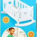 Melissa & Doug Wooden Play Cradle for Dolls and Stuffed Animals