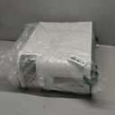 IEEK Rice Dispenser 12 Lbs,Large Cereal Dry Food Storage Containers Rice Storage Container Sealed Moisture Proof with Measuring Cup for Kitchen Pantry Household, White and Grey