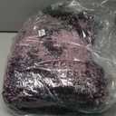 Yimobra Large Bathroom Rug Non Slip 36x24 Inch, Extra Thick Soft Absorbent Chenille Bath Mat, Machine Washable Bath Rugs for Bathroom Floor, Tub and Shower, Home Decor Accessories, Purple Grey