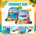 Sweetude 48 Pcs End of Year Gifts for Students Bulk Drawstring Backpack for Kids, Motivational Gifts for Students from Teacher, Graduation Goodie Bags for Classroom, Summer Party (End of School Year)