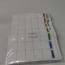 Hivillexun Magnetic Dry Erase Calendar Whiteboard Set (3-Pack) for Fridge, Wall, and Refrigerator Organization  Monthly, Weekly, and Daily Planners with 8 Markers and Eraser