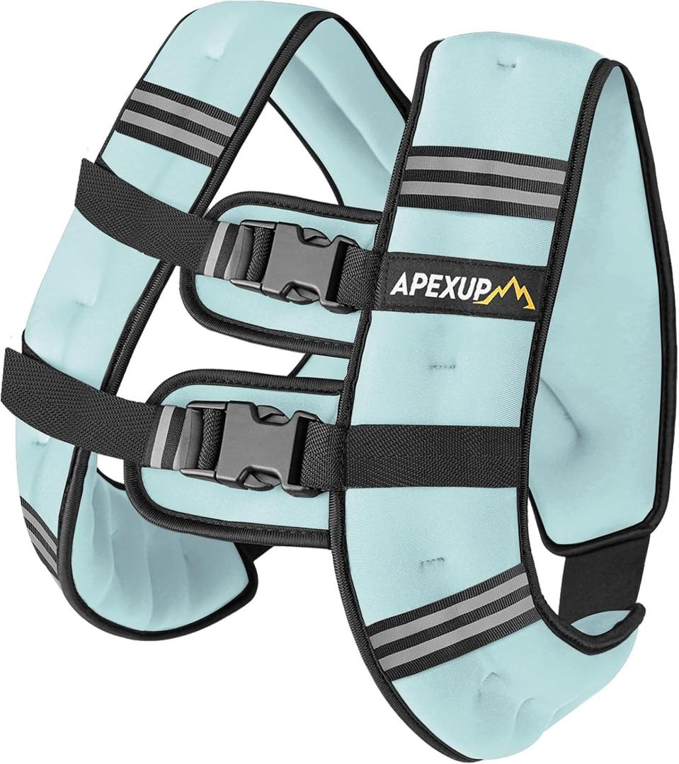 APEXUP Weighted Vest Men Women, Weight Vest for Women Workout Equipment for Strength Training Running, 20lbs