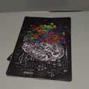 Laptop Skin Sticker Decal,12" 13" 13.3" 14" 15" 15.4" 15.6 inch Laptop Vinyl Skin Sticker Cover Art Protector Notebook PC (2 Wrist Pad Skins Included), Decorative Waterproof, Left & Right Brain