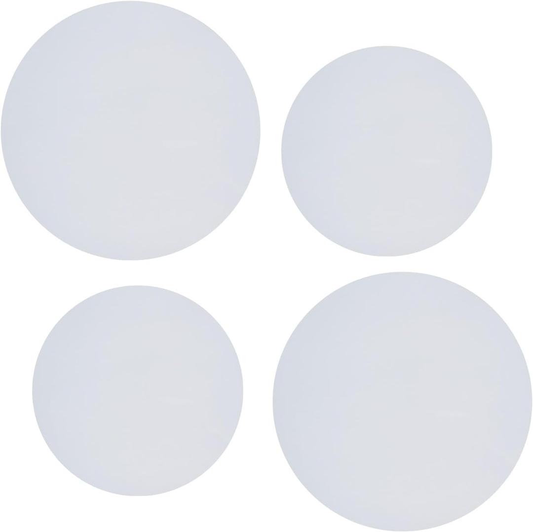 Electric Stove Burner Covers Range Top For Expanding Counter Space Stovetop Decor (White)