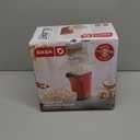 Dash Fresh Pop Popcorn Maker - Oil-Free, Air Popcorn Popper - With Measuring Cup & Recipe Guide - Perfect for Movie Nights - 16 Cups, Red