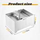 Tofu Press Stainless Steel with Tofu-Presser Towel and Drip Tray,DIY Tofu Maker Cheese Press for Homemade Tofu,Paneer,Cheese,Effortless Water Removal for Enhanced Texture & Flavor