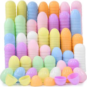 Seifar 180PCS 2.4Inch Easter Eggs Set, 7 Bright Colors Plastic Fillable Eggs for Easter Egg Hunt, Basket Stuffers, Party Games, Classroom Activities & Spring Decor