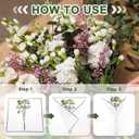 PATIKIL 22.8 x 22.8 Inch Flower Wrapping Paper, 20 Pcs Iridescent Double Sided Florist Bouquet Packaging Waterproof Florist Supplies DIY Crafts Gift Packaging Gift Box Wedding, Orange